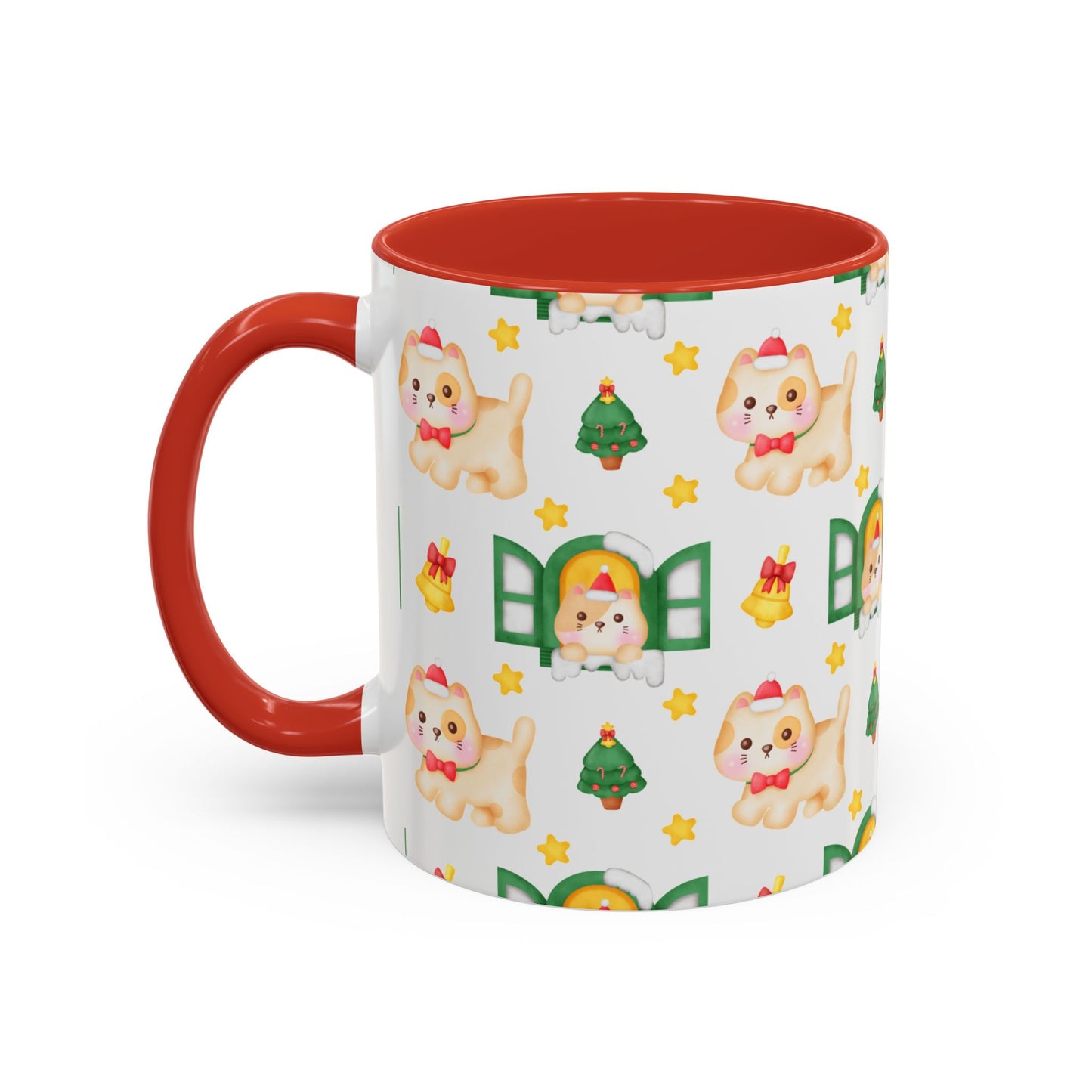 Christmas Accent Coffee Mug (11, 15oz)