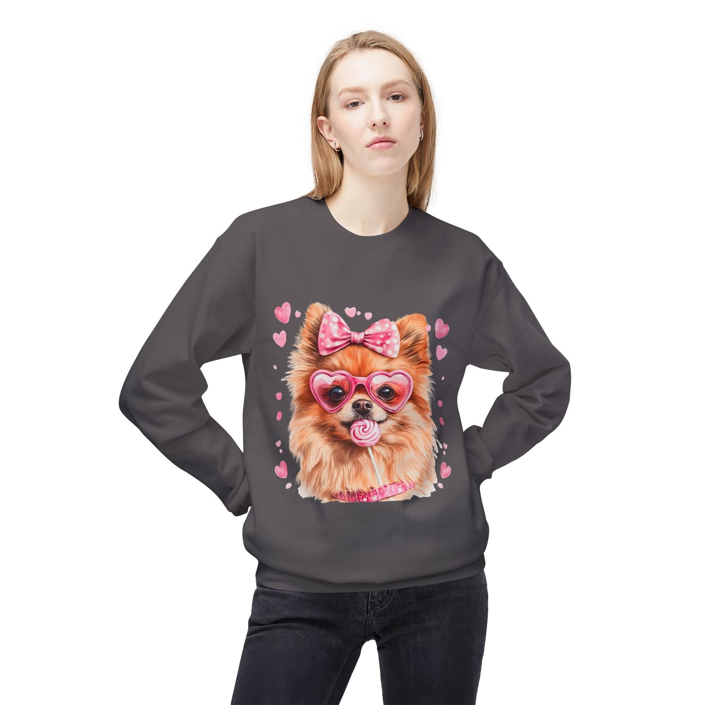 Valentines Unisex Midweight Softstyle Fleece Crewneck Sweatshirt