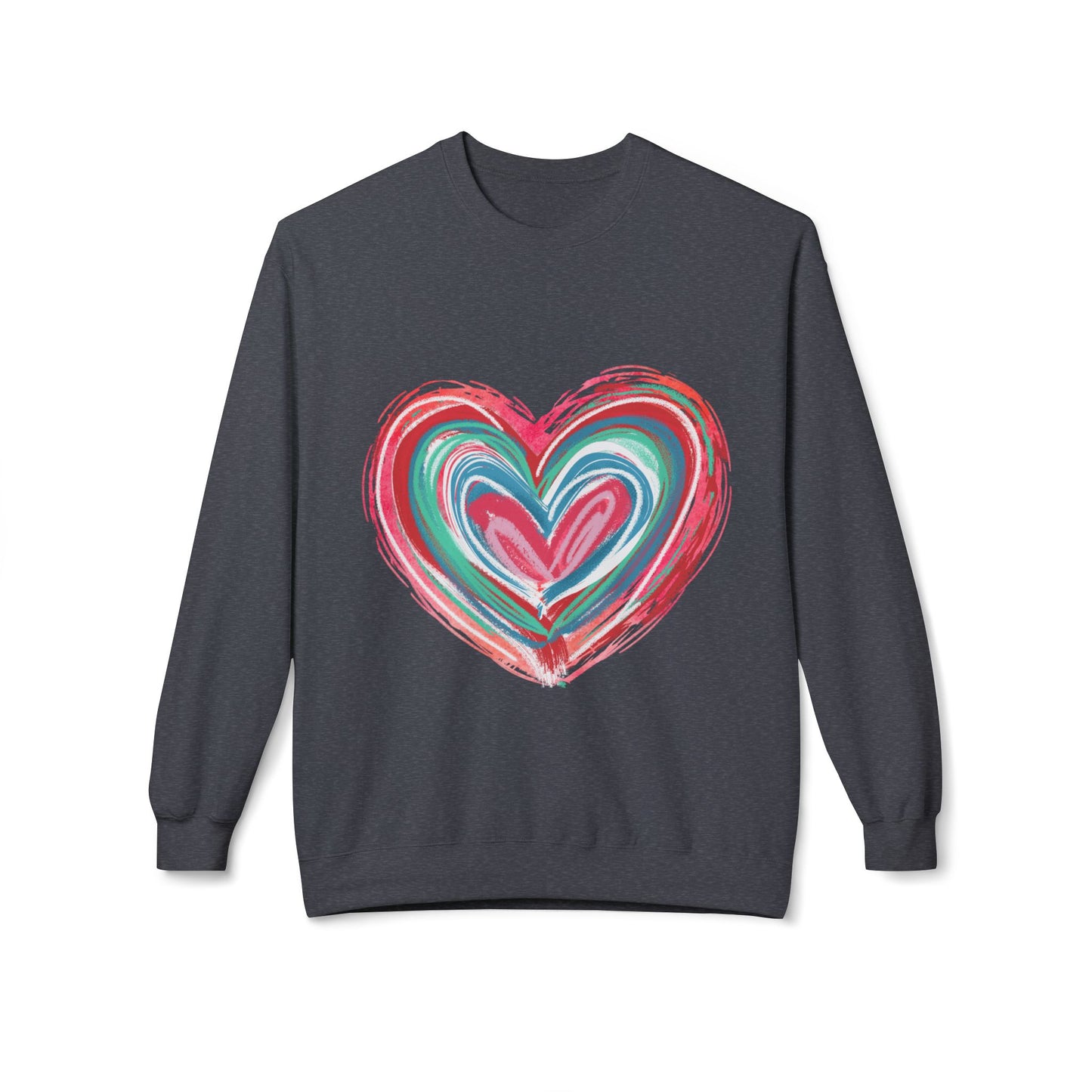 Valentines Unisex Midweight Softstyle Fleece Crewneck Sweatshirt