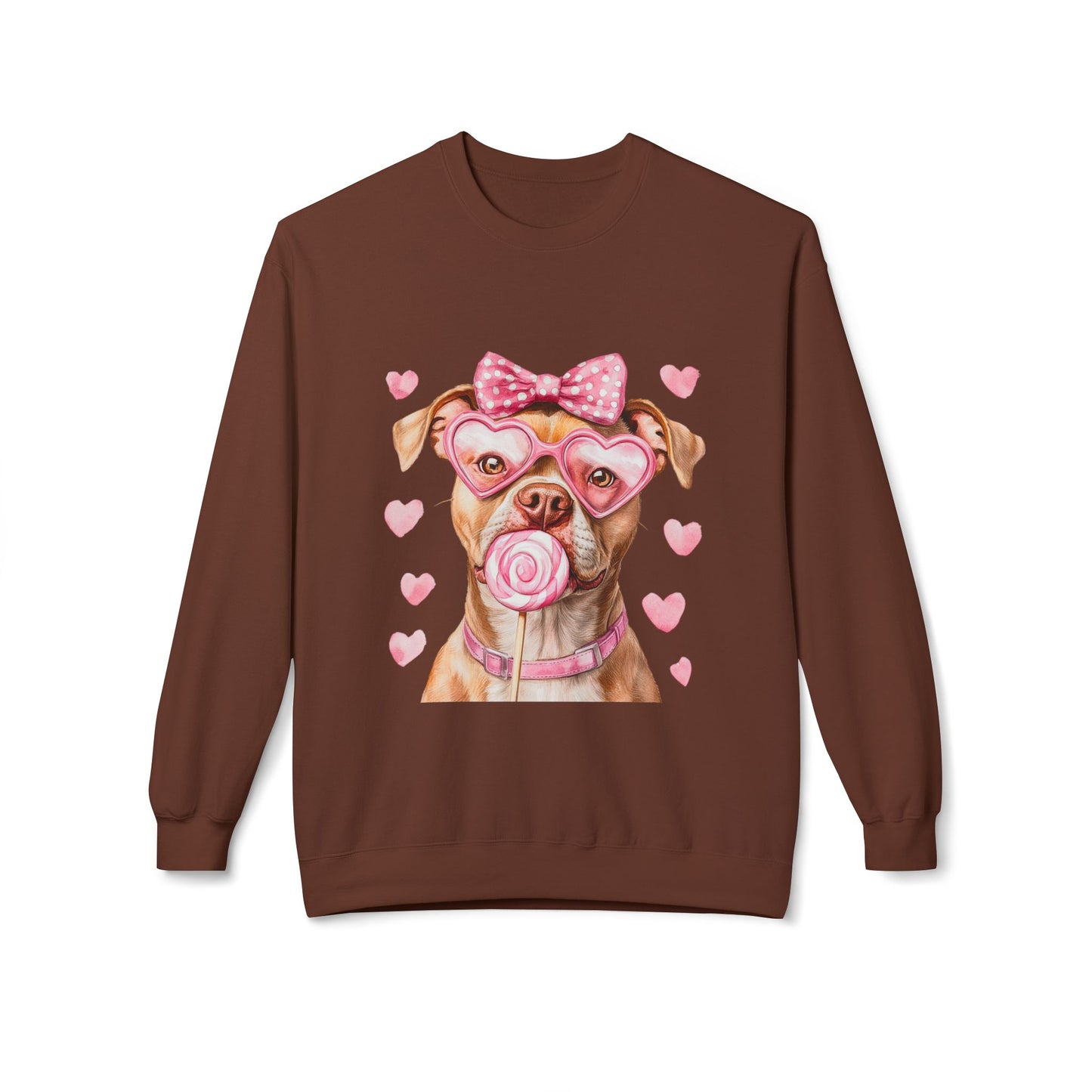 Valentines Unisex Midweight Softstyle Fleece Crewneck Sweatshirt