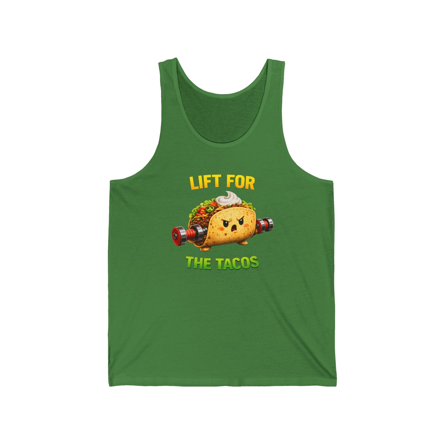 Lift for the Tacos Tank Top — Funny Gym Taco Workout Tank