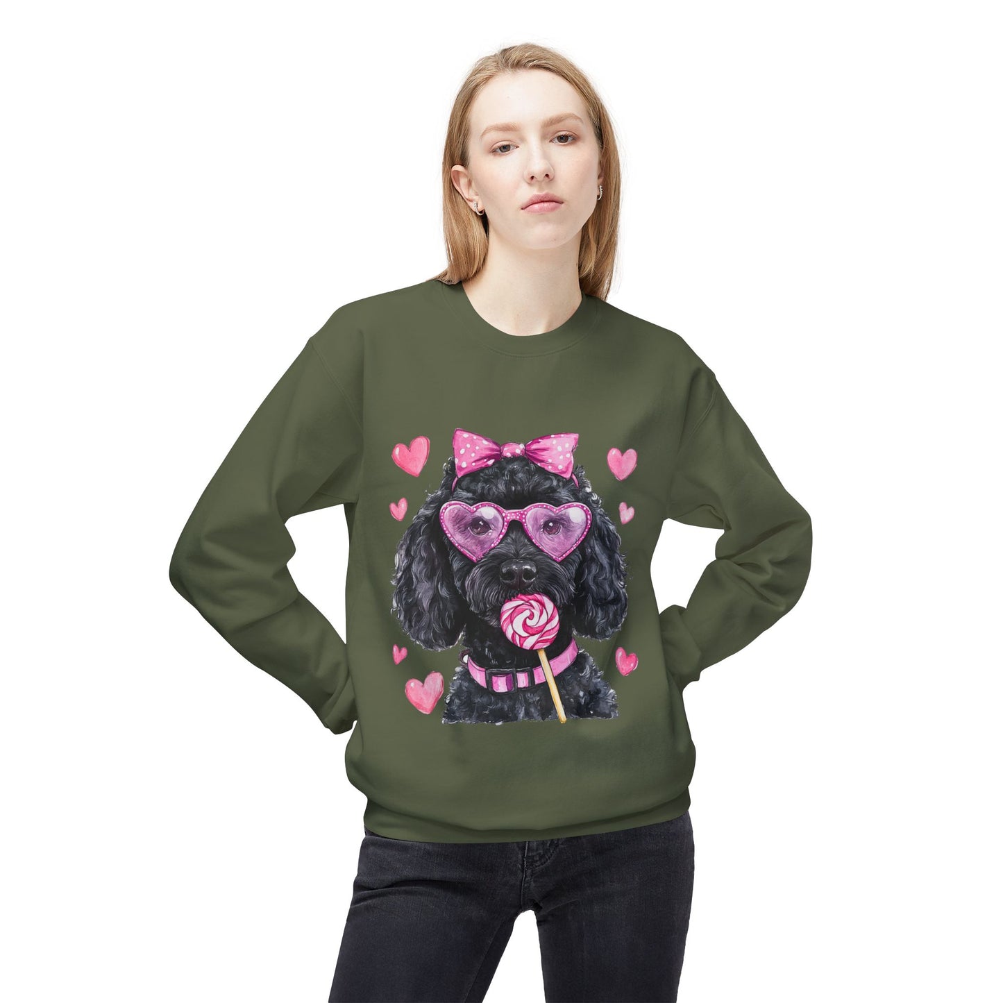 Valentines Unisex Midweight Softstyle Fleece Crewneck Sweatshirt