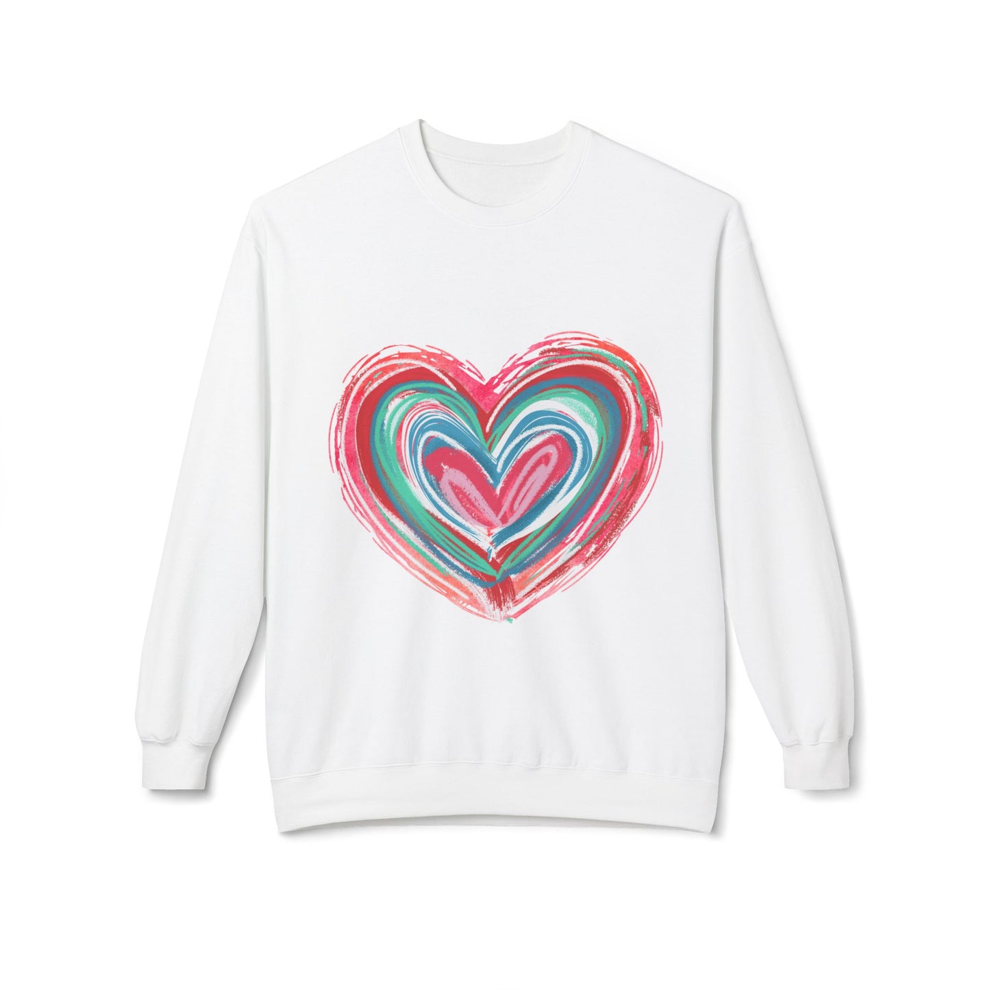 Valentines Unisex Midweight Softstyle Fleece Crewneck Sweatshirt