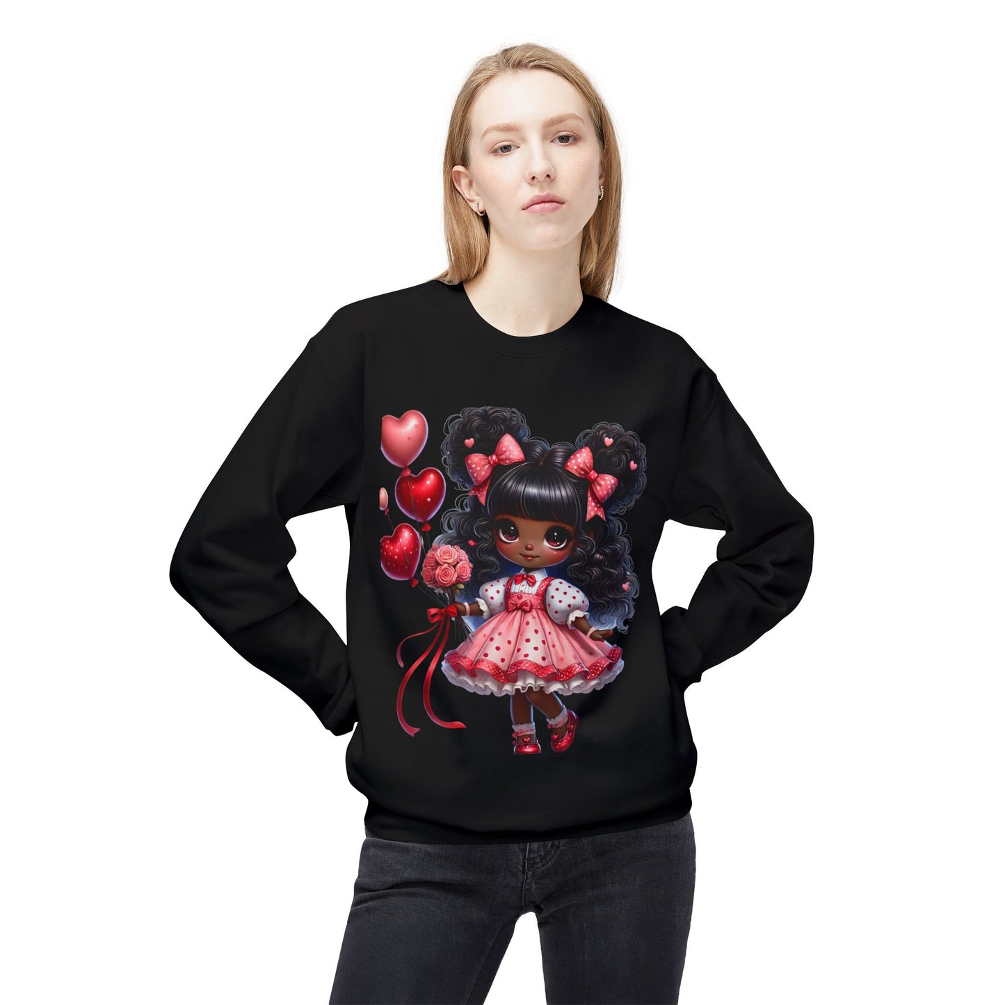 Valentines Unisex Midweight Softstyle Fleece Crewneck Sweatshirt