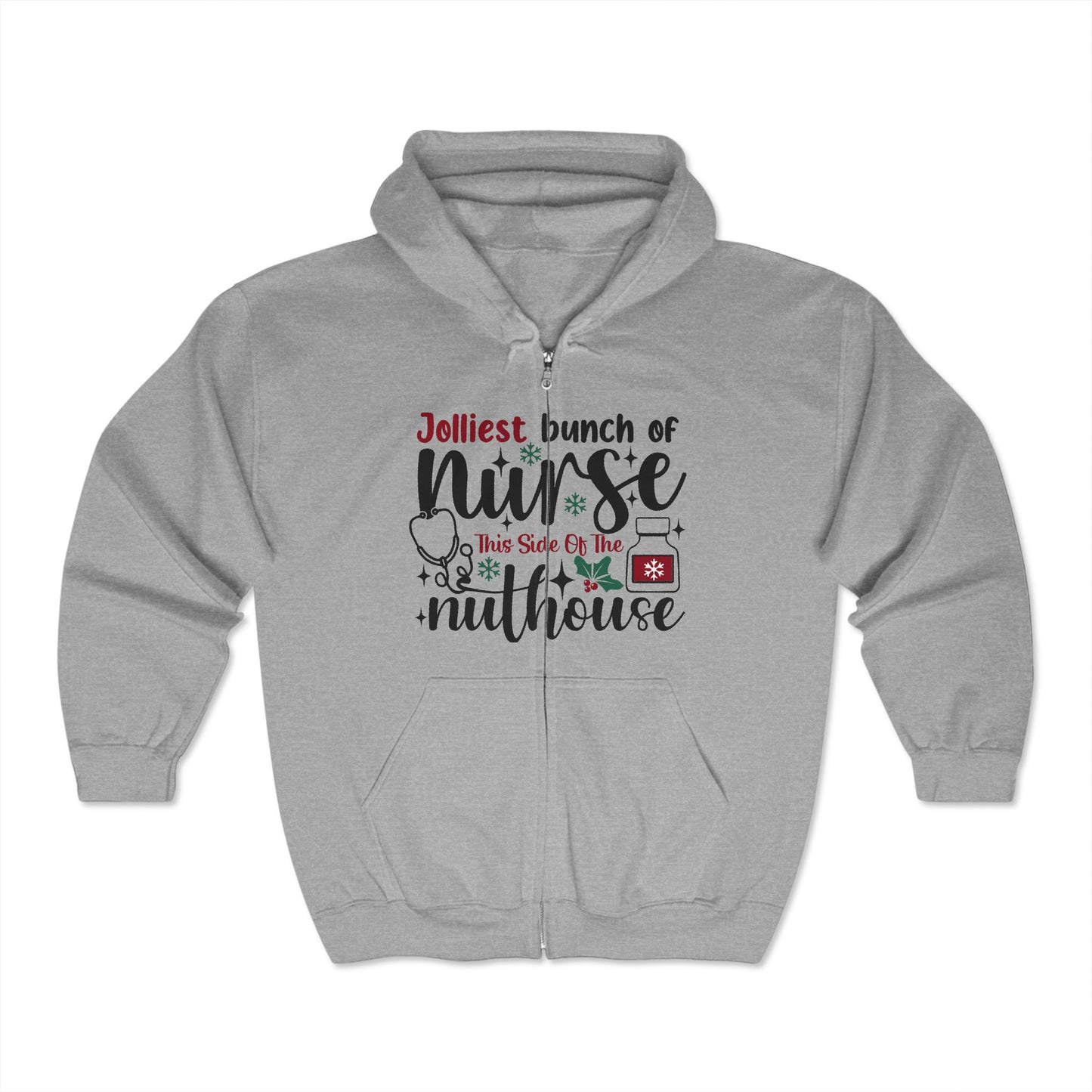 Christmas Unisex Heavy Blend™ Full Zip Hooded Sweatshirt