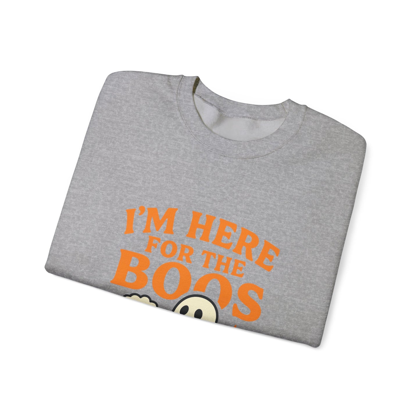 Halloween Spirit Crewneck Sweatshirt - Cozy Ghost Design for Fall Fun, Unisex Sweatshirt, Spooktacular Gift, Halloween Party Wear, [...]
