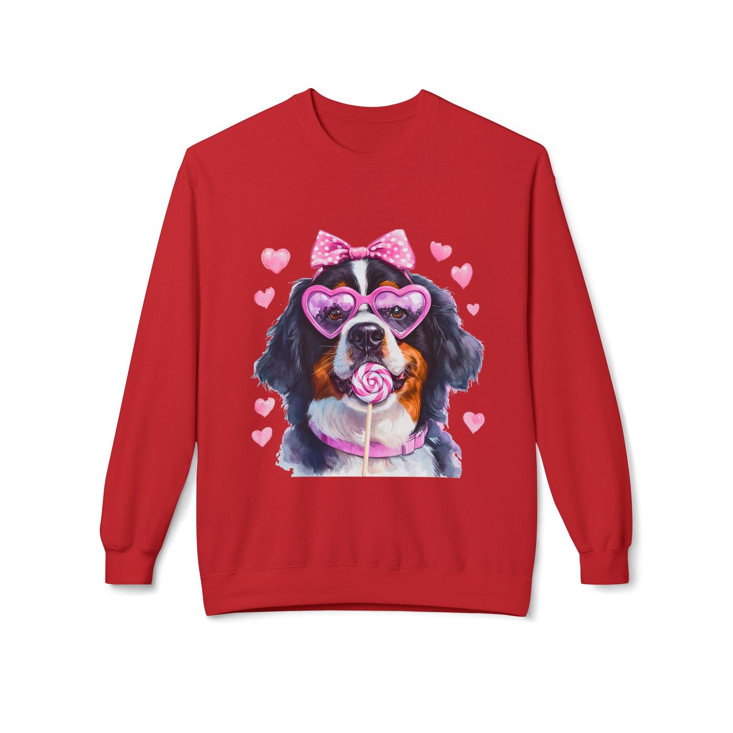 Valentines Unisex Midweight Softstyle Fleece Crewneck Sweatshirt