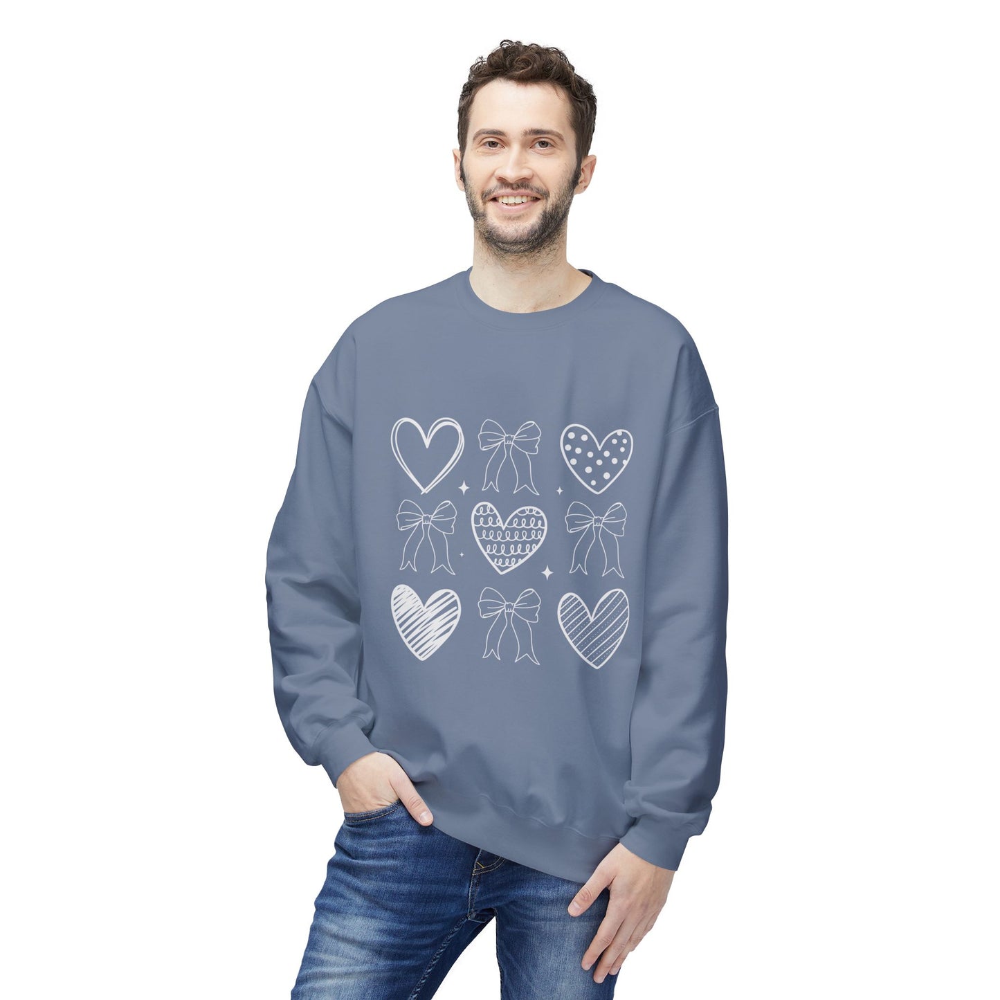 Valentines Unisex Midweight Softstyle Fleece Crewneck Sweatshirt