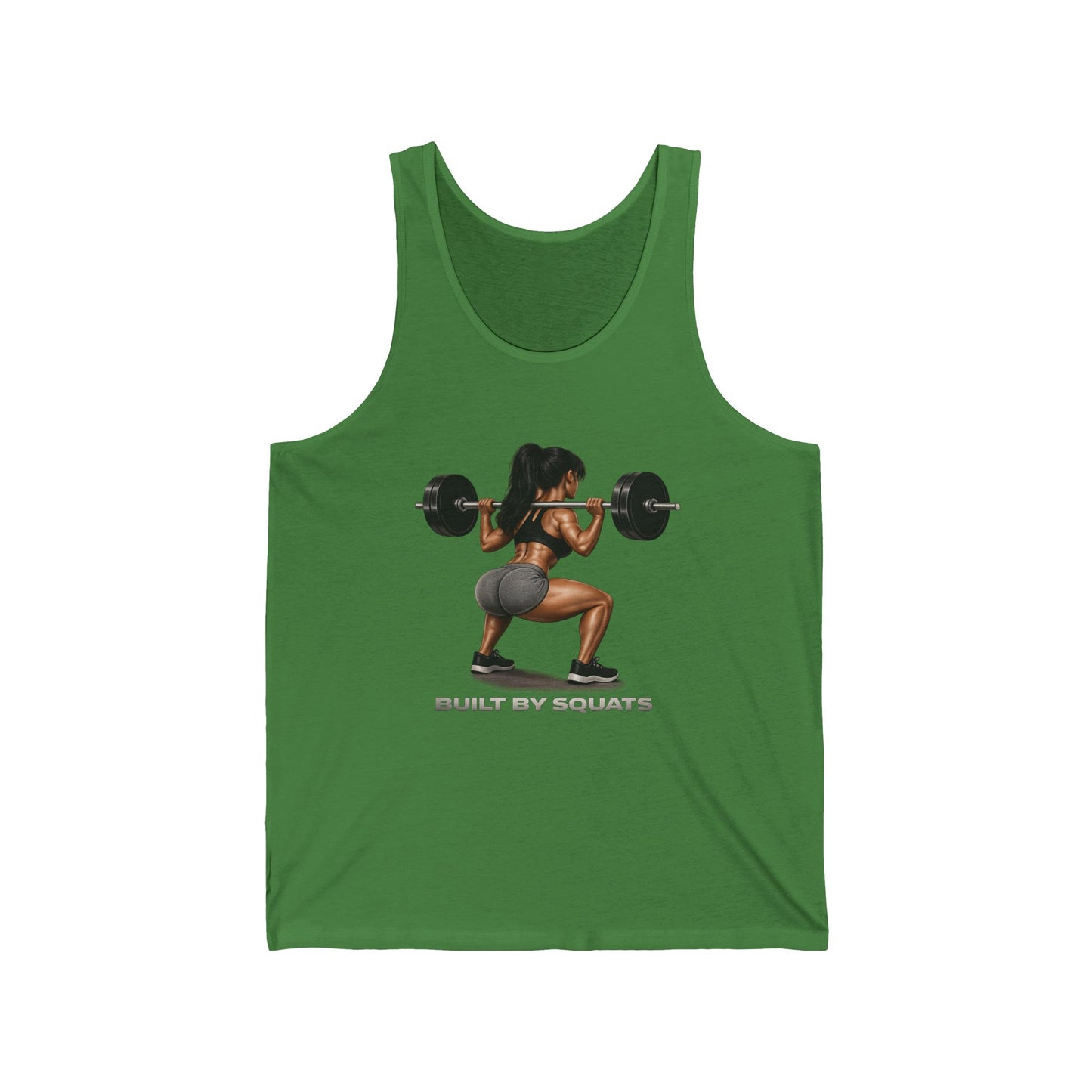Built by Squats Tank Top — Women's Weightlifting Gym Tank