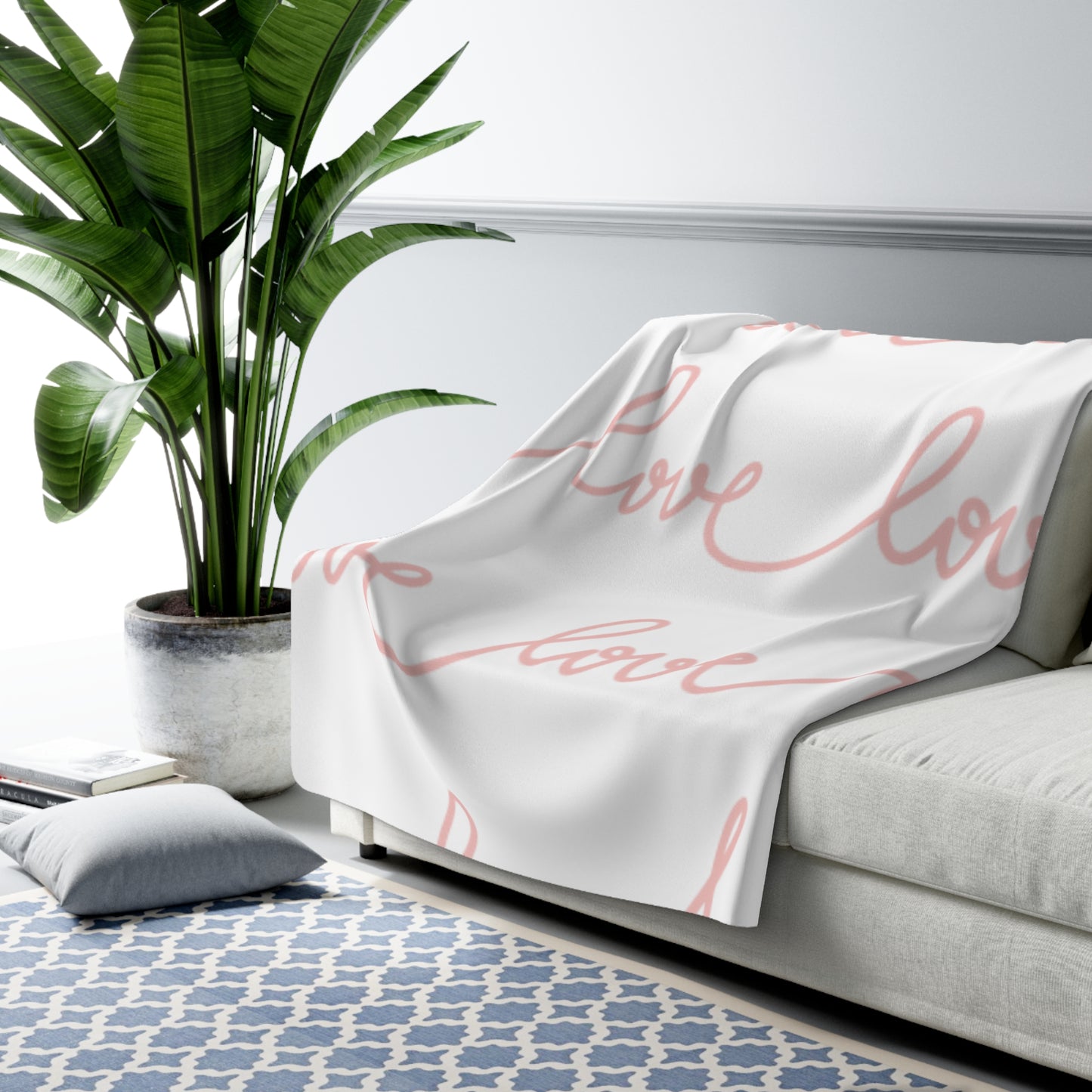 Valentines Sherpa Fleece Blanket