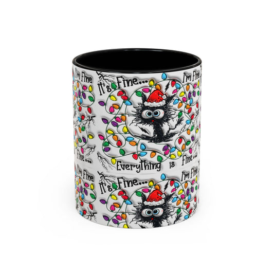Christmas  Accent Coffee Mug (11, 15oz)