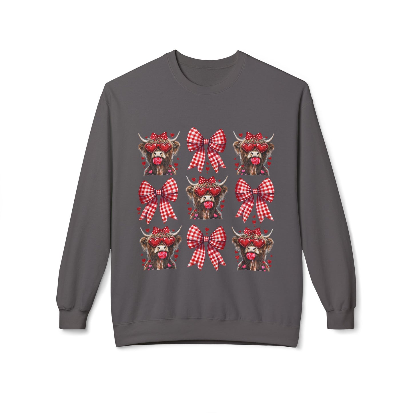 Valentines Unisex Midweight Softstyle Fleece Crewneck Sweatshirt