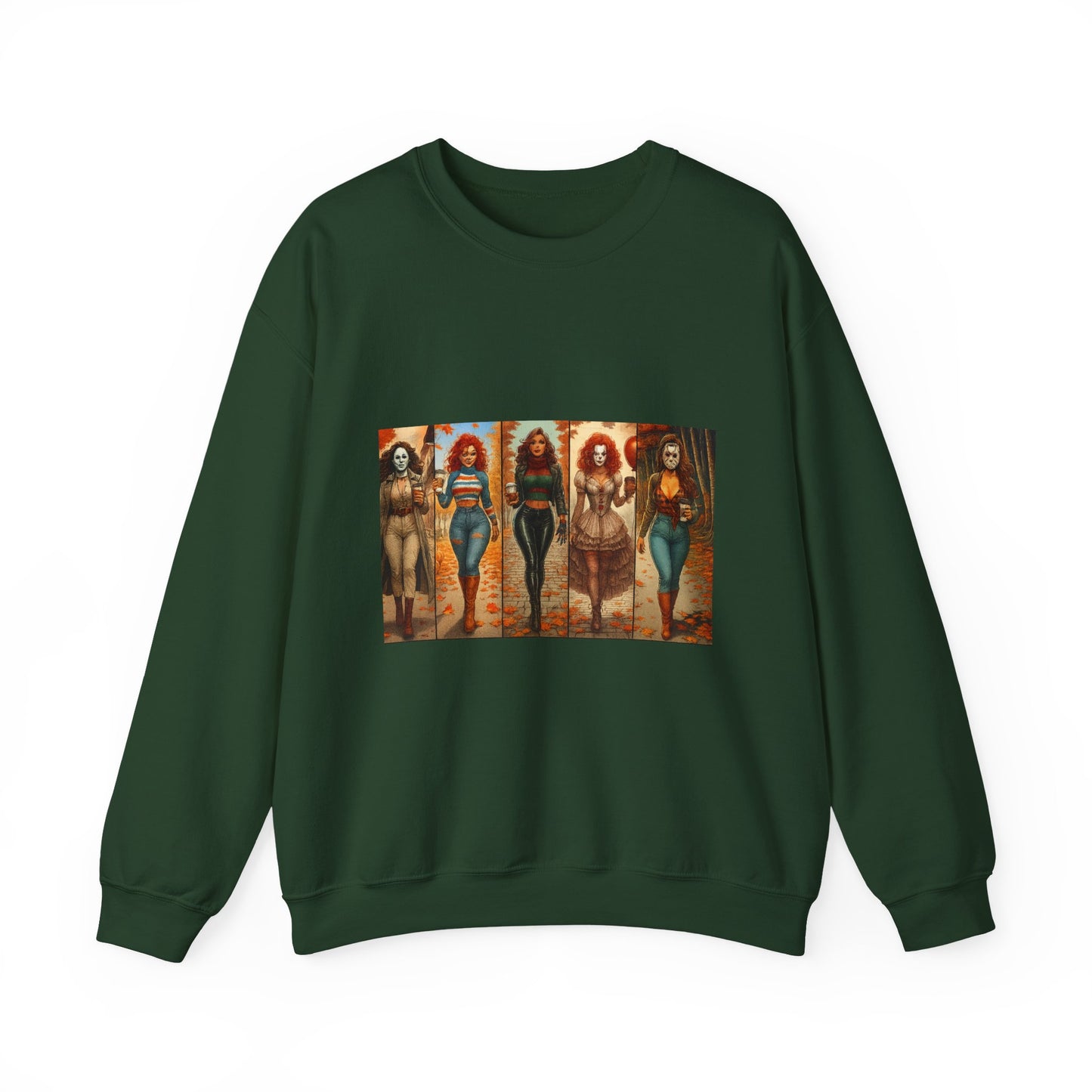 Vibrant Artistic Halloween Sweatshirt, Casual Wear, Graphic Sweatshirt, Cozy Gift for Art Lovers, Unique Fashion Statement, Comfortable [...]