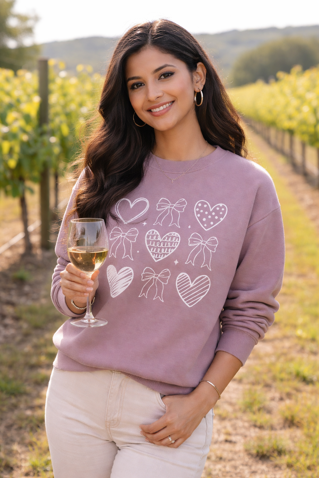 Valentines Unisex Midweight Softstyle Fleece Crewneck Sweatshirt