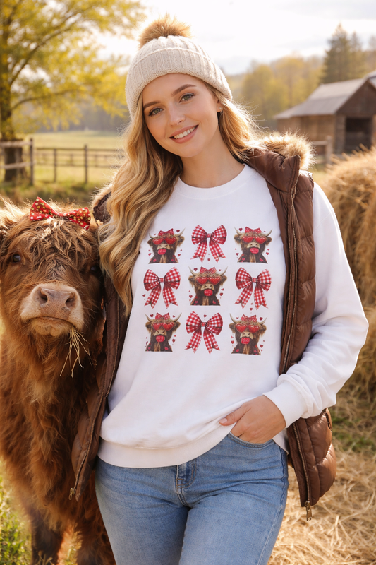 Valentines Unisex Midweight Softstyle Fleece Crewneck Sweatshirt