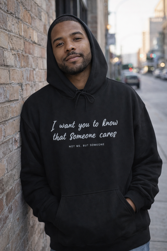 Comforting Quote Hooded Sweatshirt, Cozy Hoodie, Unisex Apparel, Relaxed Style, Thoughtful Gift, Everyday Wear