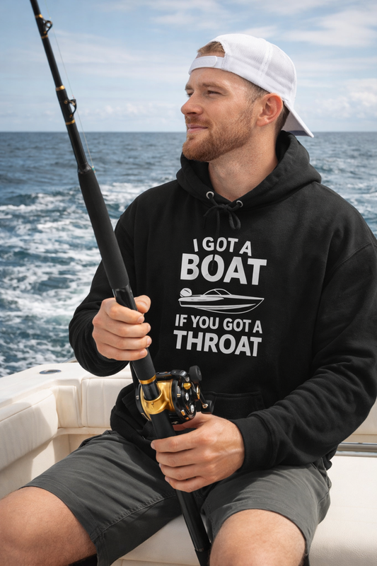 Funny Boat Lover Hoodie, Nautical Sweatshirt, Gift for Boaters, Fishing Apparel, Unisex Hoodie