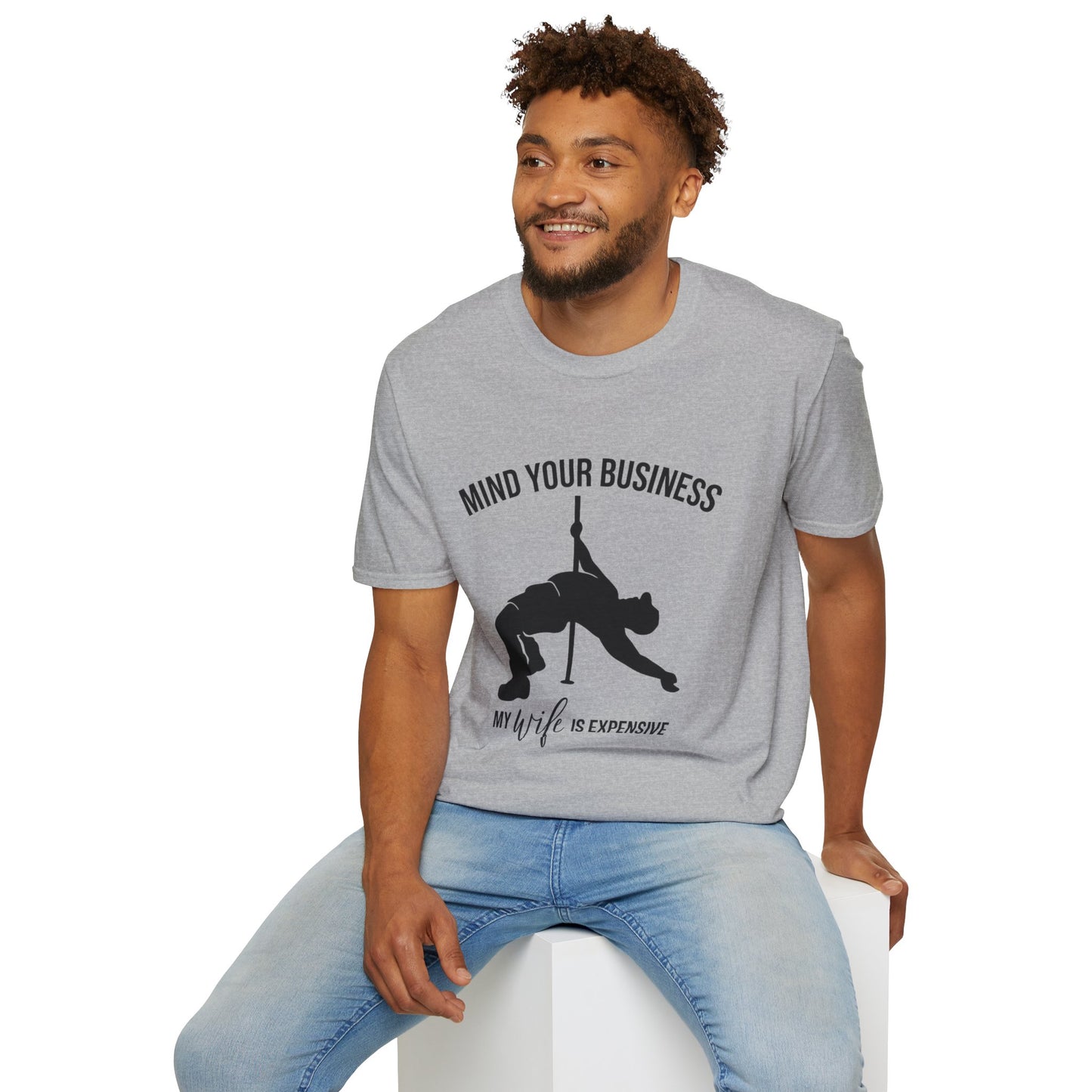 Pole Dance T‑Shirt — "Mind Your Business, My Life Is Expensive" Graphic Tee