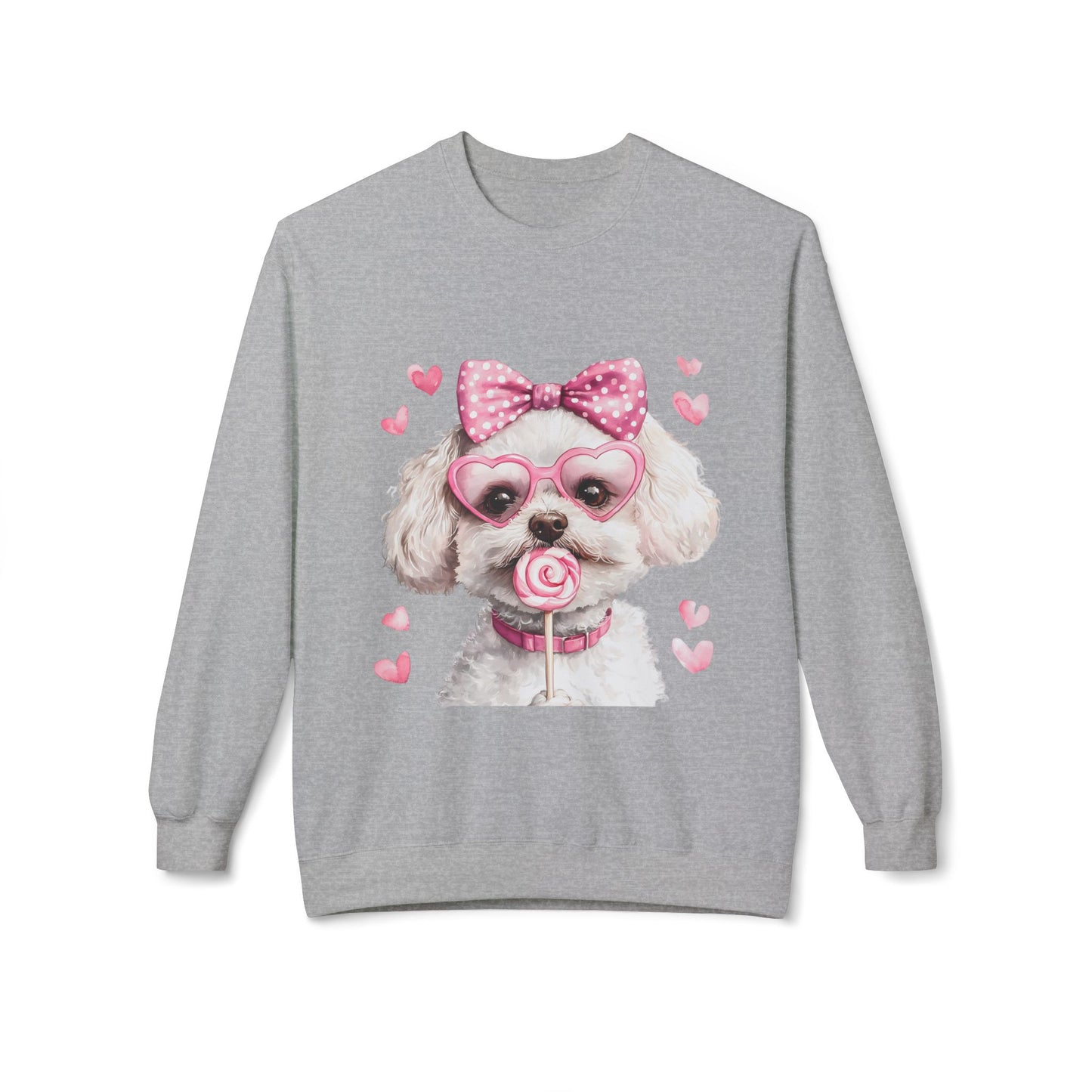 Valentines Unisex Midweight Softstyle Fleece Crewneck Sweatshirt