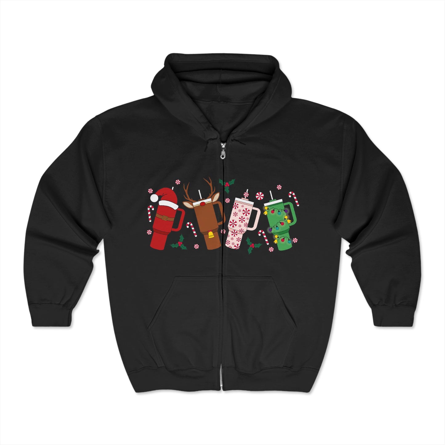 Christmas Unisex Heavy Blend™ Full Zip Hooded Sweatshirt