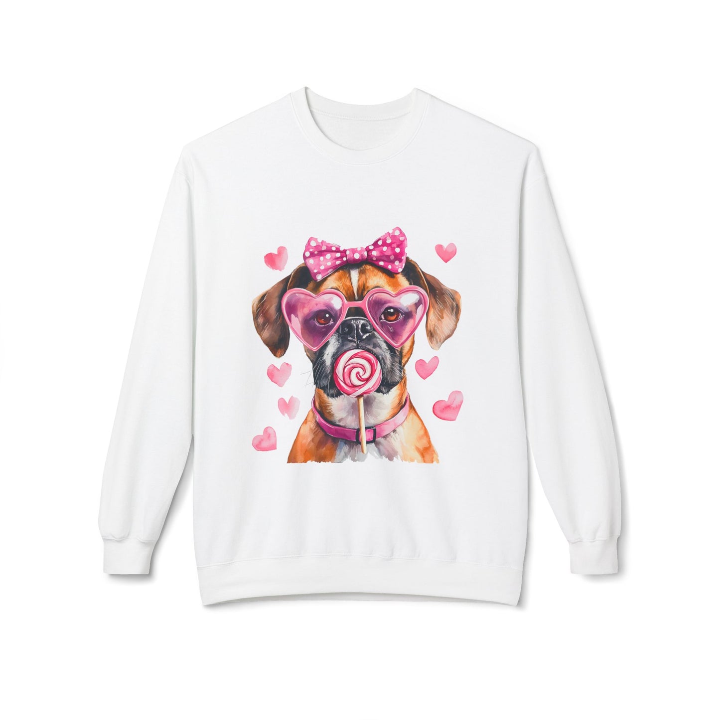 Valentines Unisex Midweight Softstyle Fleece Crewneck Sweatshirt