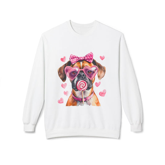 Valentines Unisex Midweight Softstyle Fleece Crewneck Sweatshirt