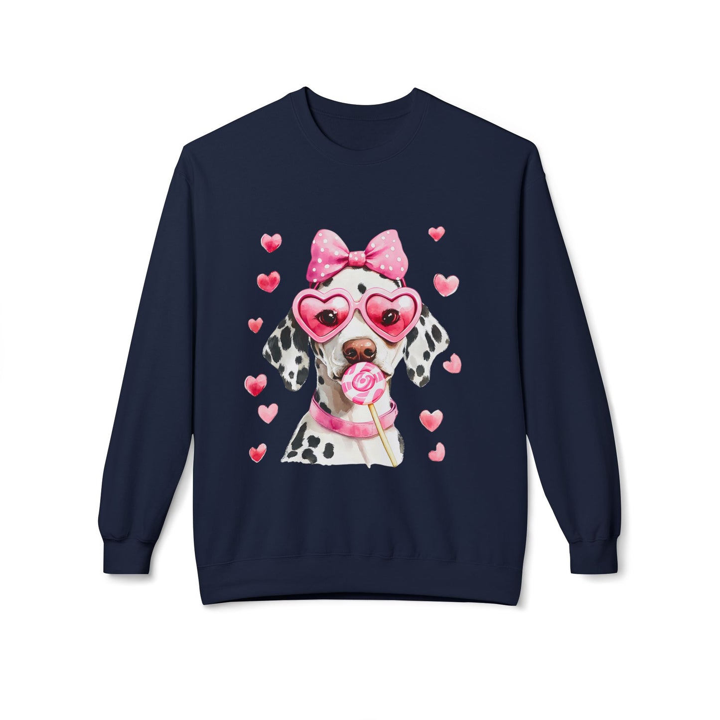 Valentines Unisex Midweight Softstyle Fleece Crewneck Sweatshirt