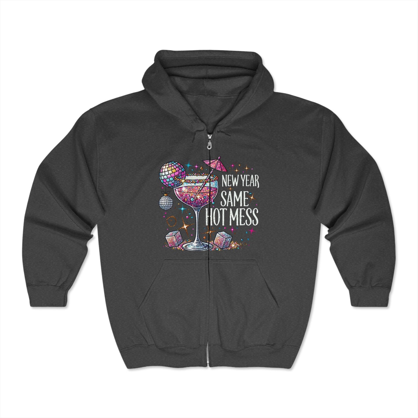 New Year Unisex Heavy Blend™ Full Zip Hooded Sweatshirt