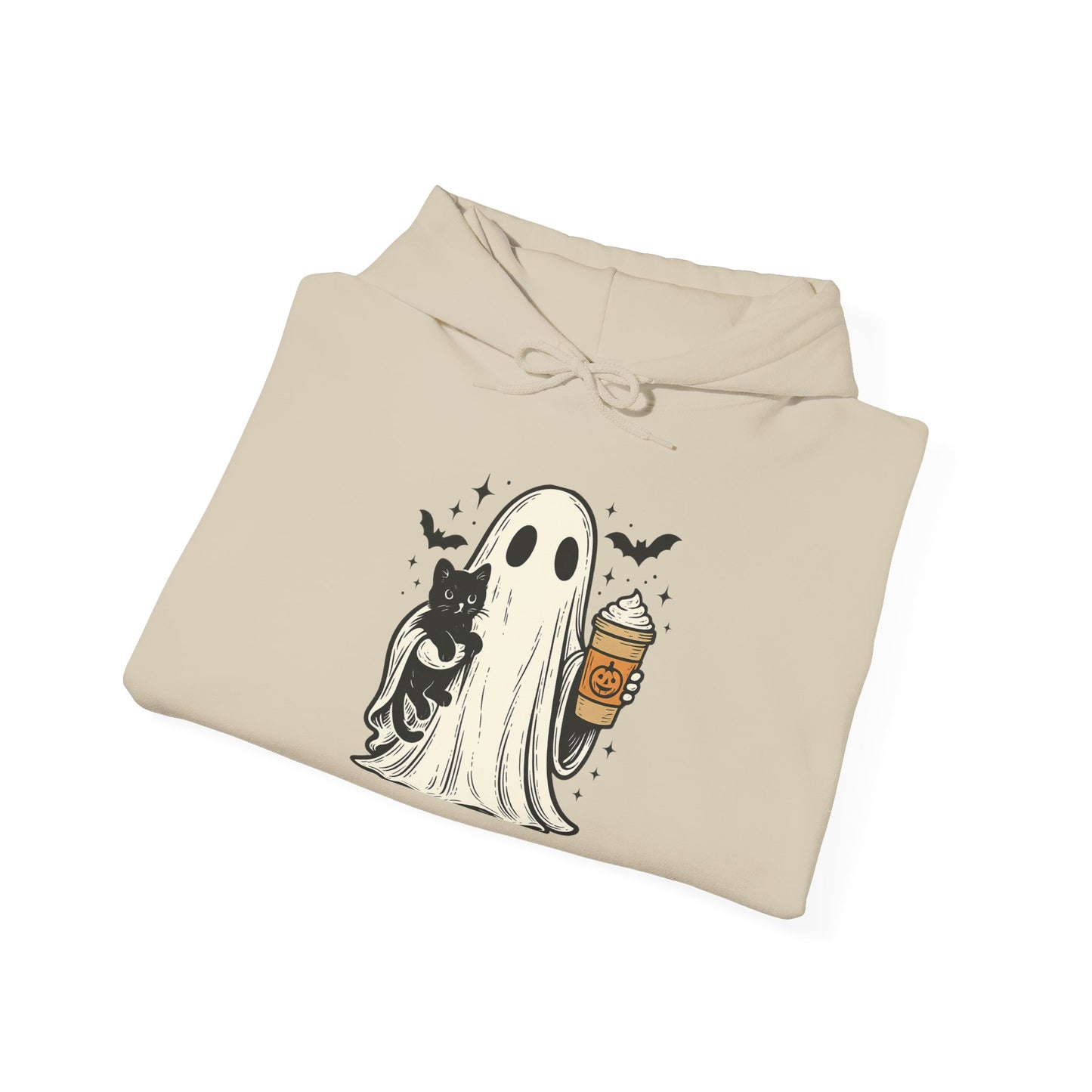 Ghost & Cat Halloween Hoodie, Spooky hoodie , Unisex Cozy Pullover, Fall Wardrobe Essential, Perfect for Halloween Celebrations, [...]