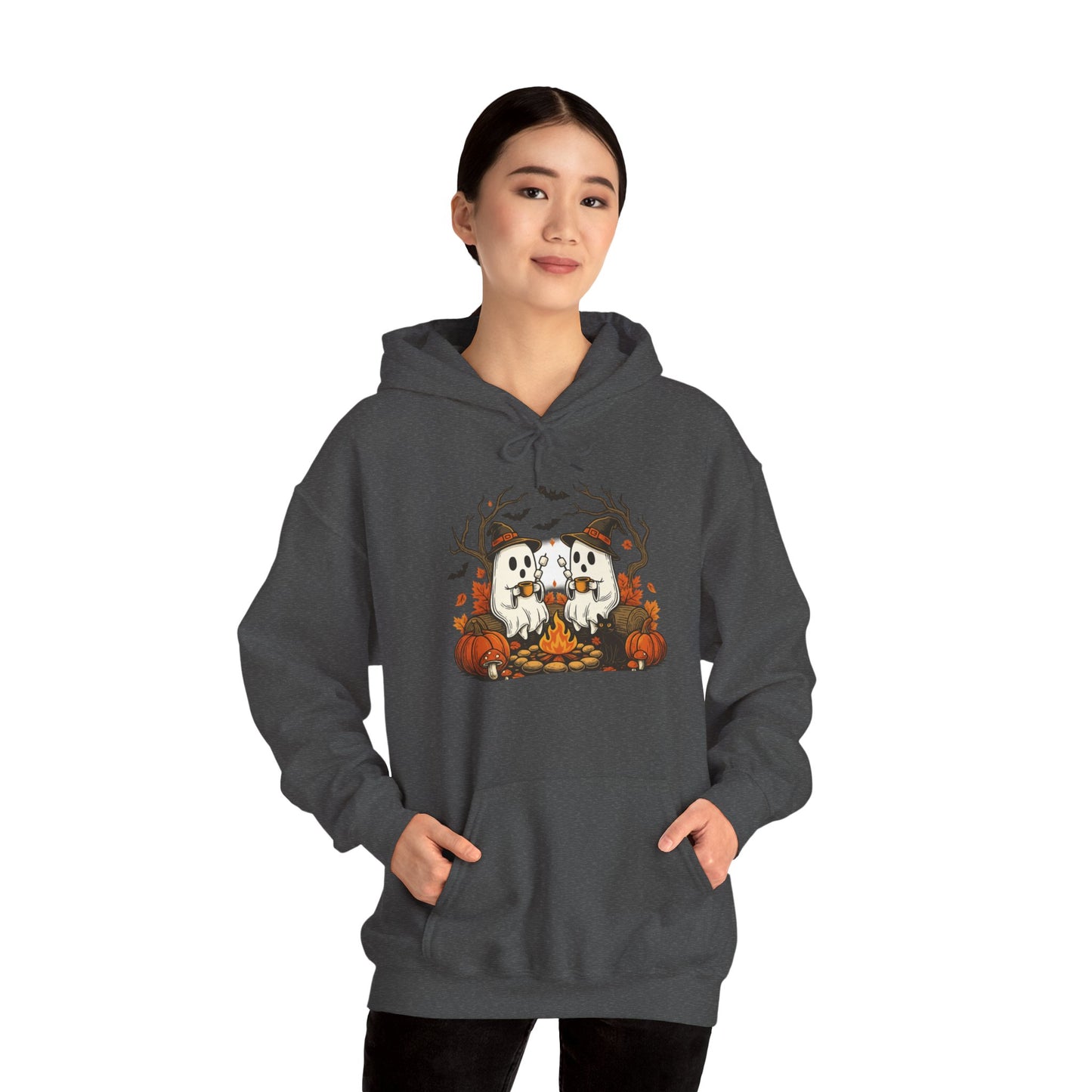 Cozy Halloween Hoodie, Unisex Hooded Hoodie, Fall Outfit, Pumpkin Patch Hoodie, Halloween Gift, Spooky Season Apparel