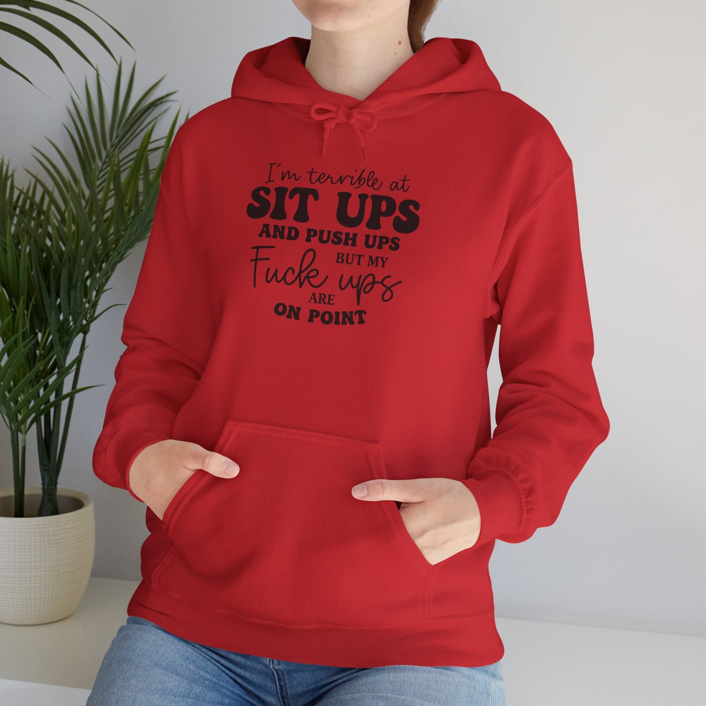 Funny Fitness Sweatshirt, Unisex Hoodie, Workout Gift, Humor Hoodie, Gym Apparel, Casual Wear