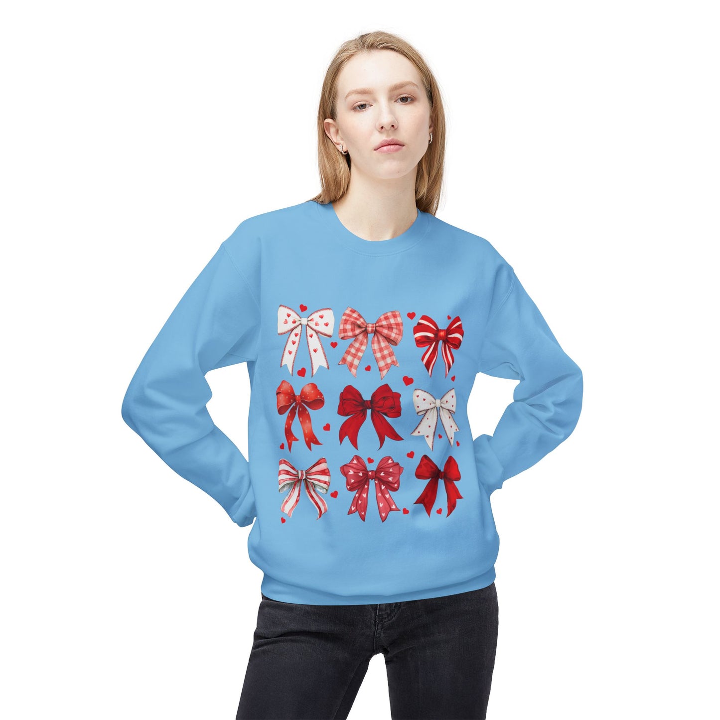 Valentines Unisex Midweight Softstyle Fleece Crewneck Sweatshirt