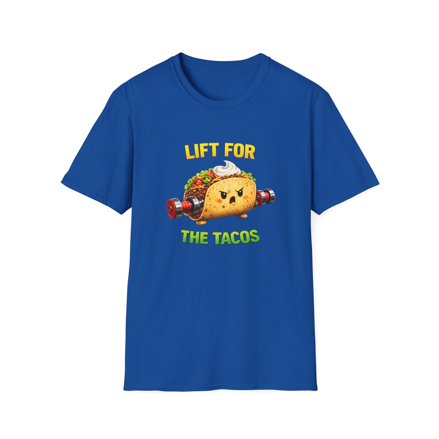Lift For The Tacos T-Shirt — Funny Taco Weightlifting Gym Tee