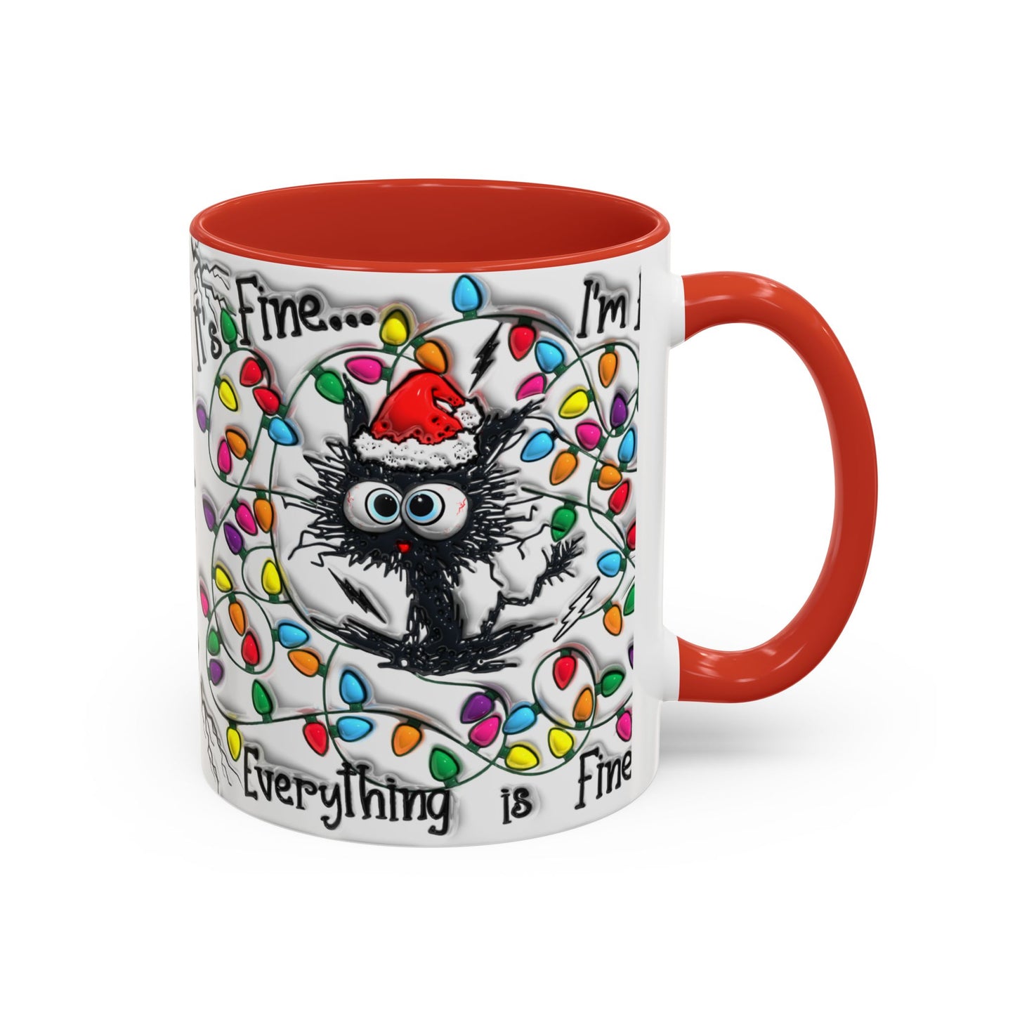 Christmas Accent Coffee Mug (11, 15oz)