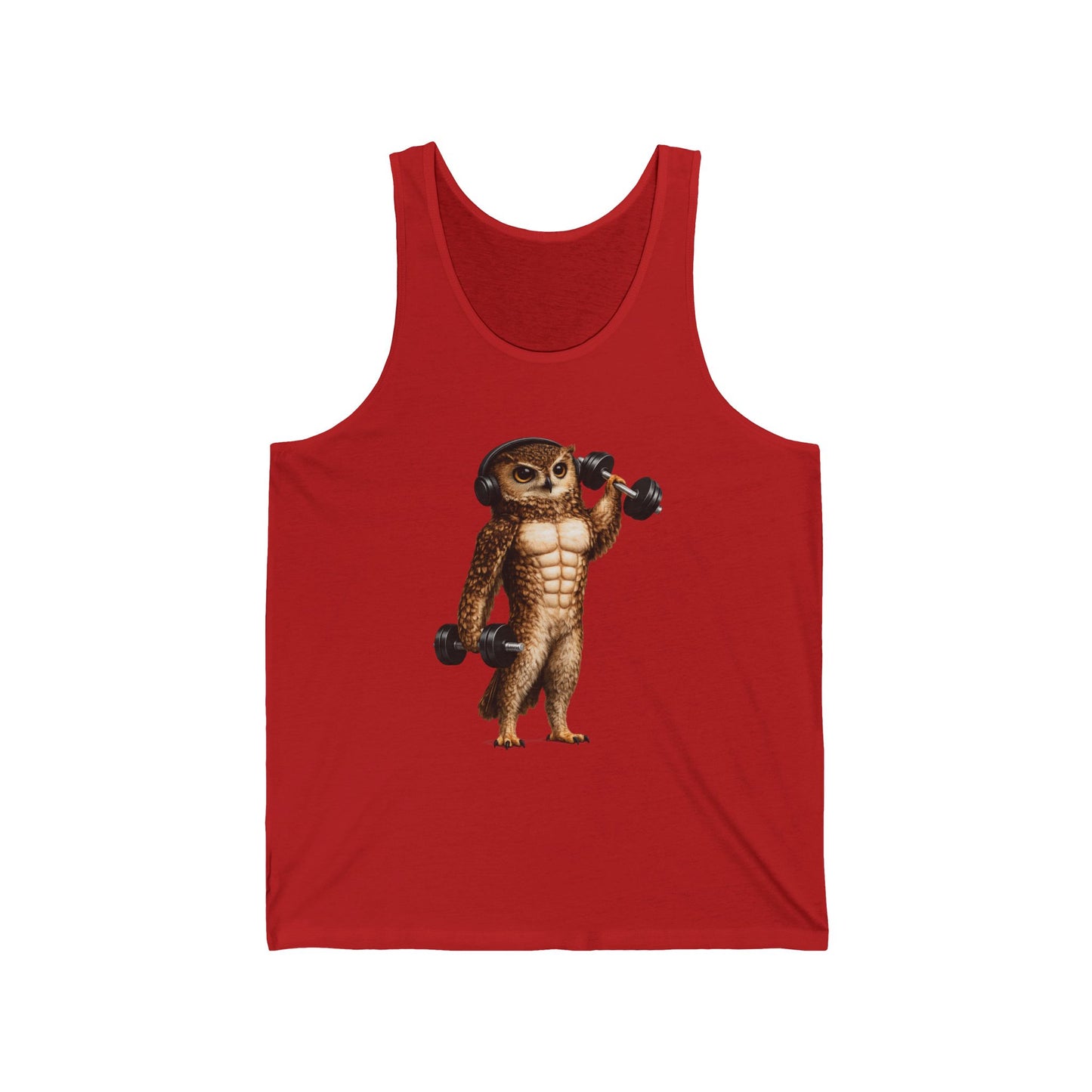 Meerkat Lifting Weights Tank Top — Cute Fitness Animal Gym Tank
