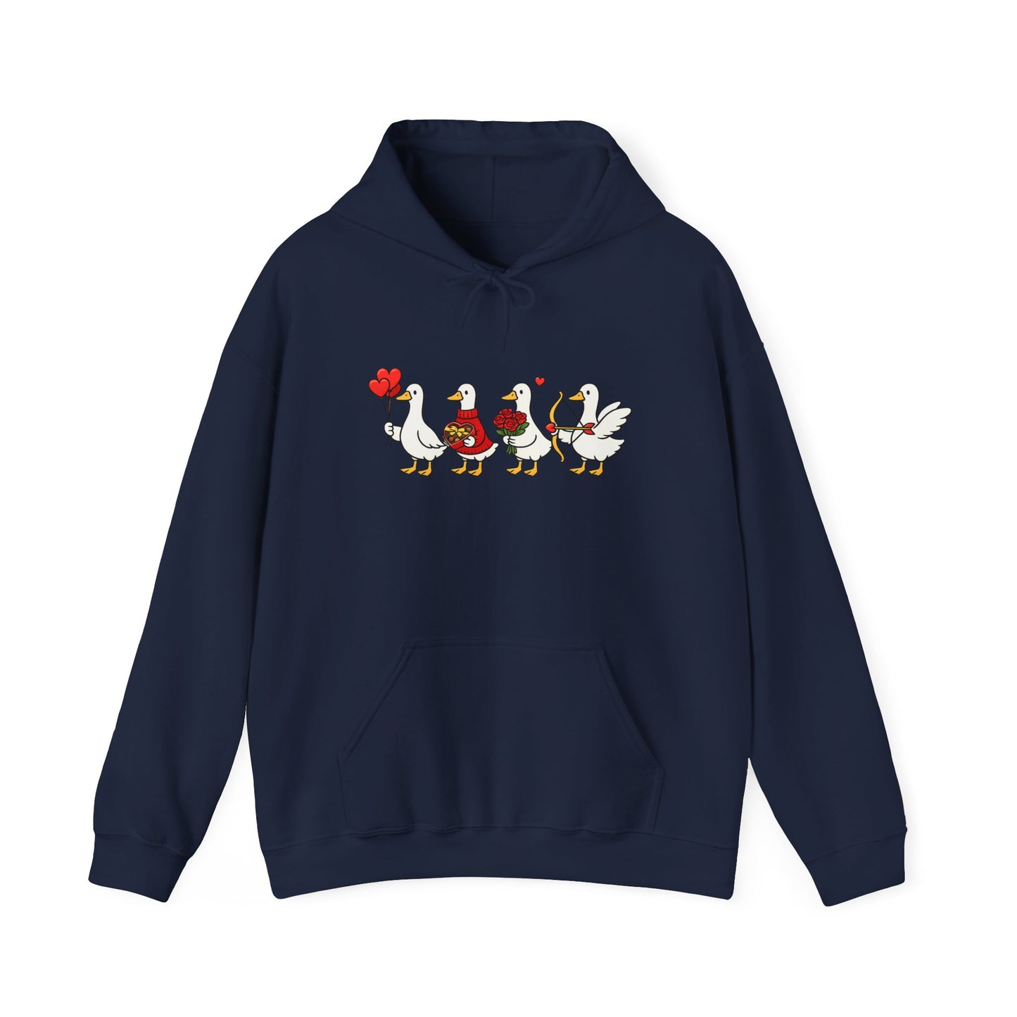 Cute Duck Family Hoodie — Whimsical Springtime Birds Pullover