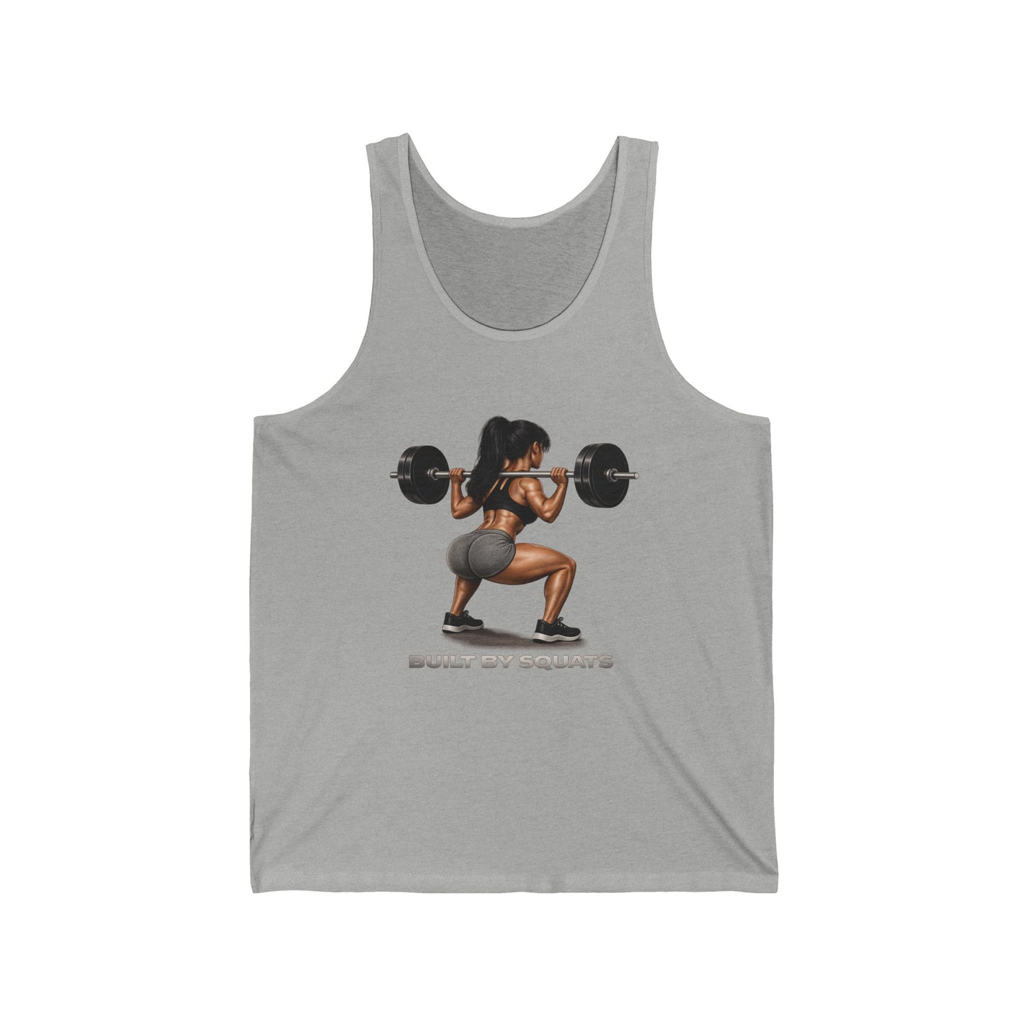 Built by Squats Tank Top — Women's Weightlifting Gym Tank