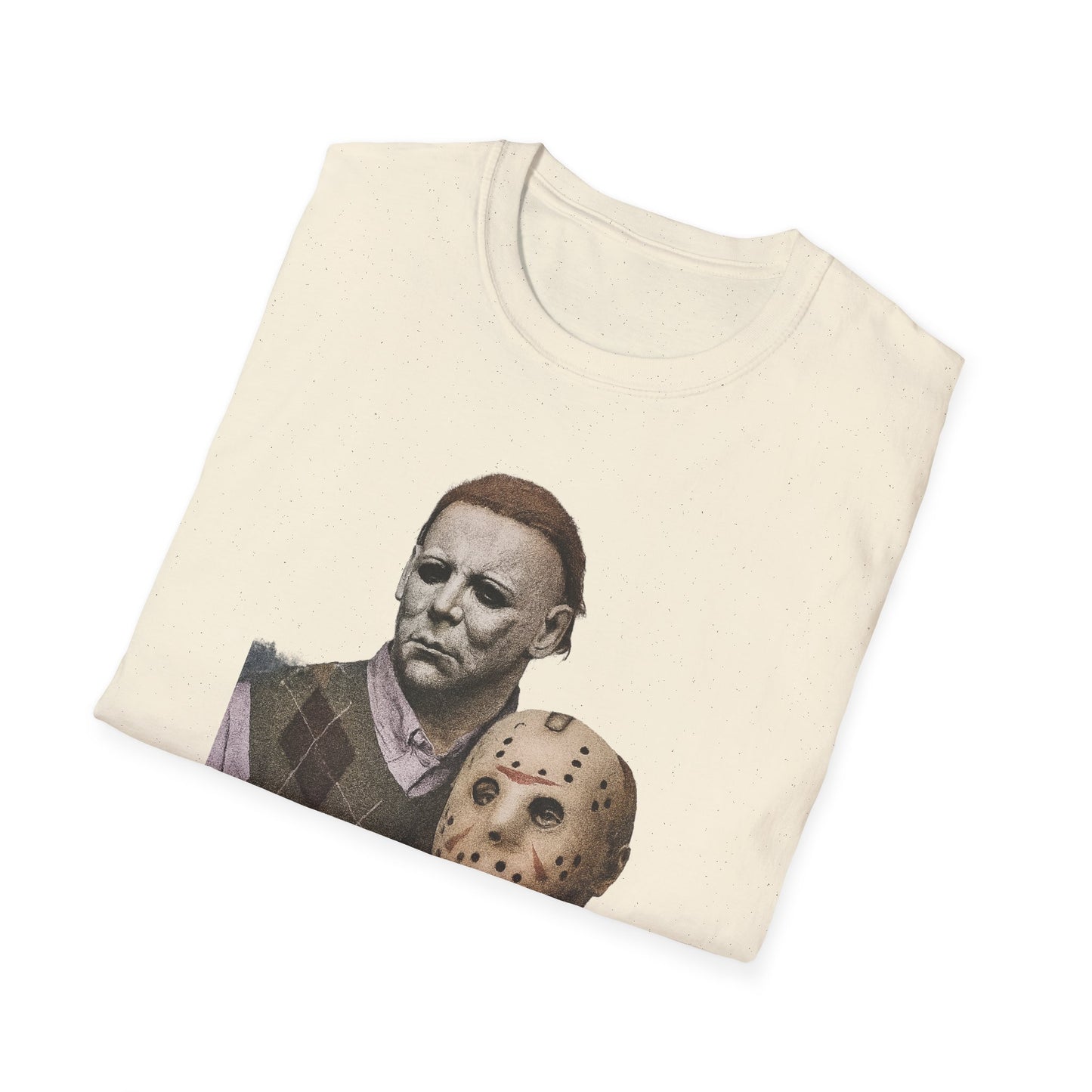 Horror Movie Character T-Shirt | Unisex Softstyle Tee, Scary Graphic Tee, Perfect for Halloween, Horror Fans, Movie Lovers