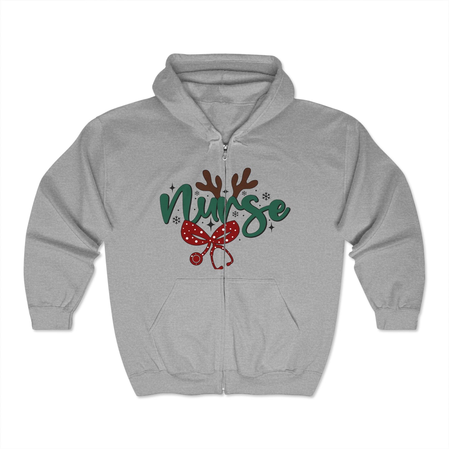 Christmas Unisex Heavy Blend™ Full Zip Hooded Sweatshirt