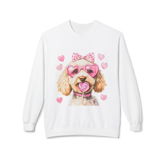 Valentines Unisex Midweight Softstyle Fleece Crewneck Sweatshirt