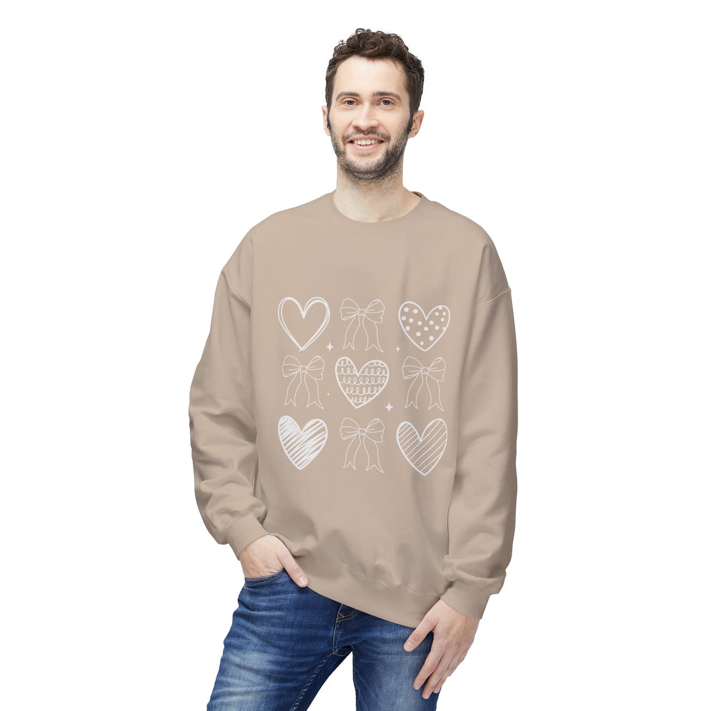 Valentines Unisex Midweight Softstyle Fleece Crewneck Sweatshirt