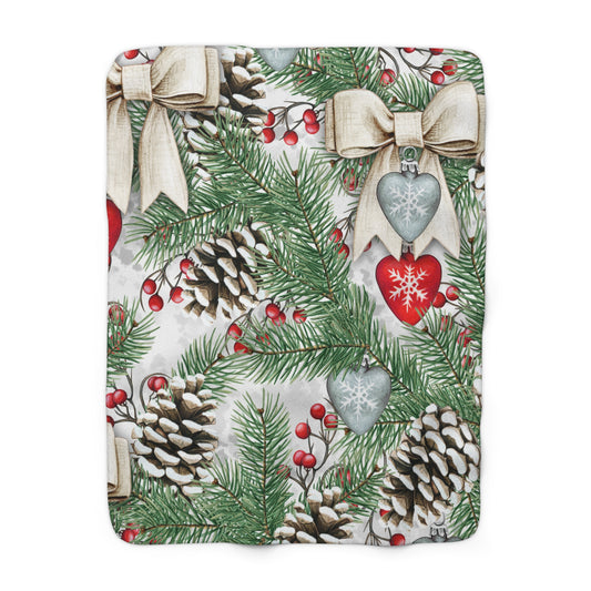 Christmas Bow Blanket