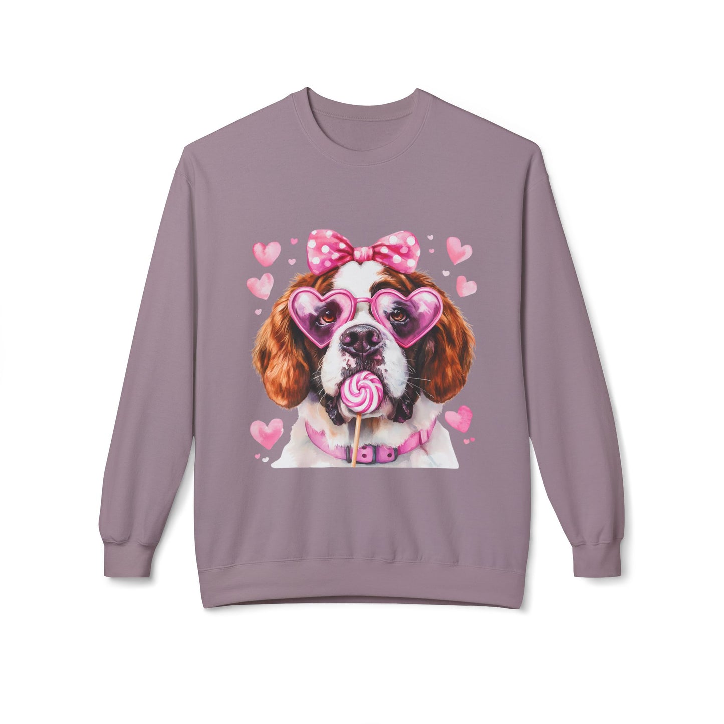 Valentines Unisex Midweight Softstyle Fleece Crewneck Sweatshirt
