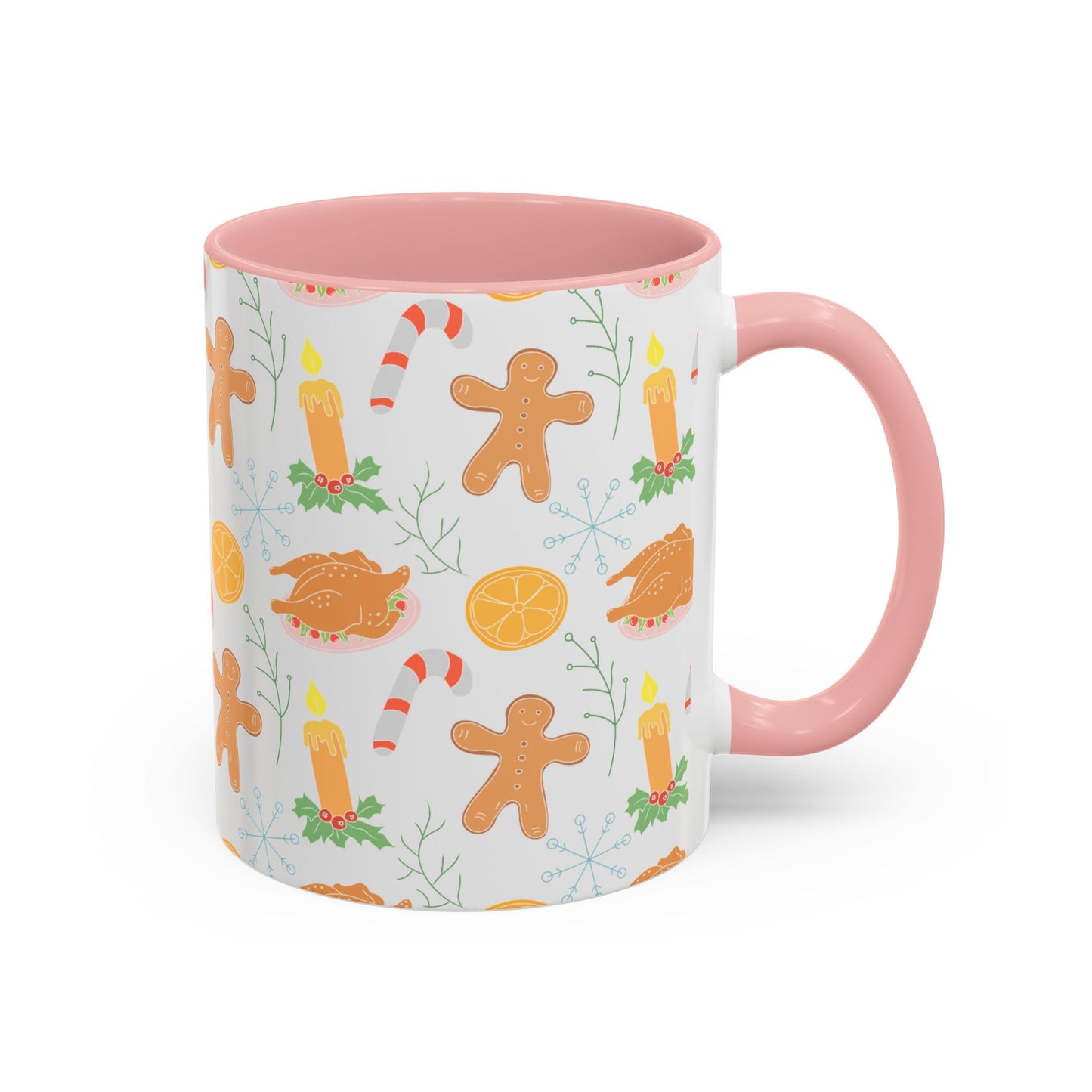 Christmas Accent Coffee Mug (11, 15oz)