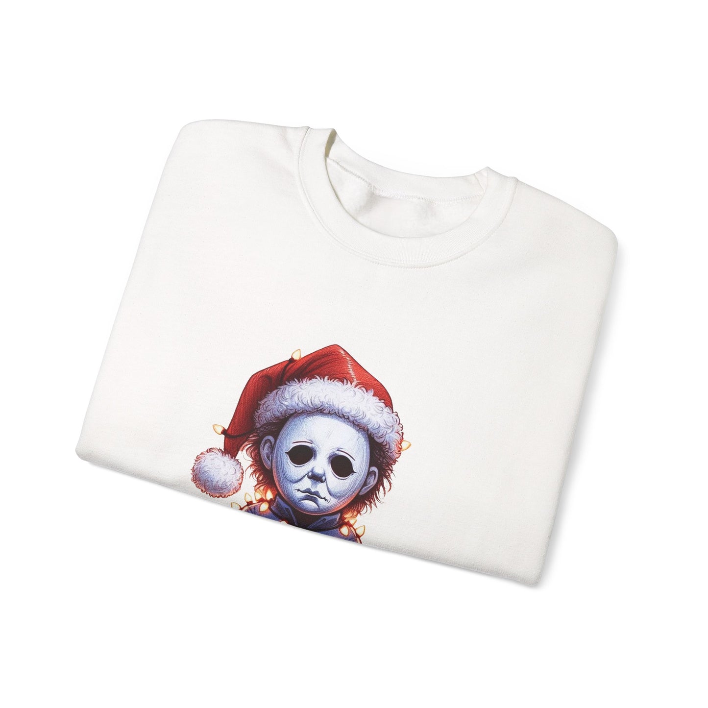 Christmas Michael Myers Sweatshirt — Cute Creepy Horror Holiday Crewneck