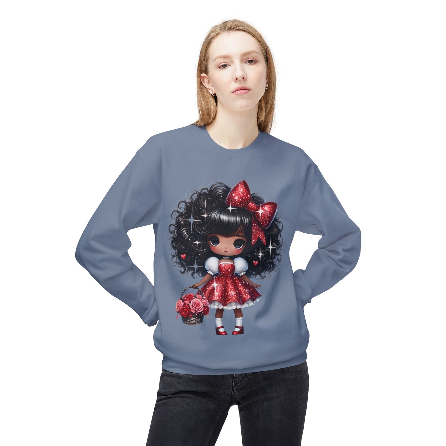 Valentines Unisex Midweight Softstyle Fleece Crewneck Sweatshirt