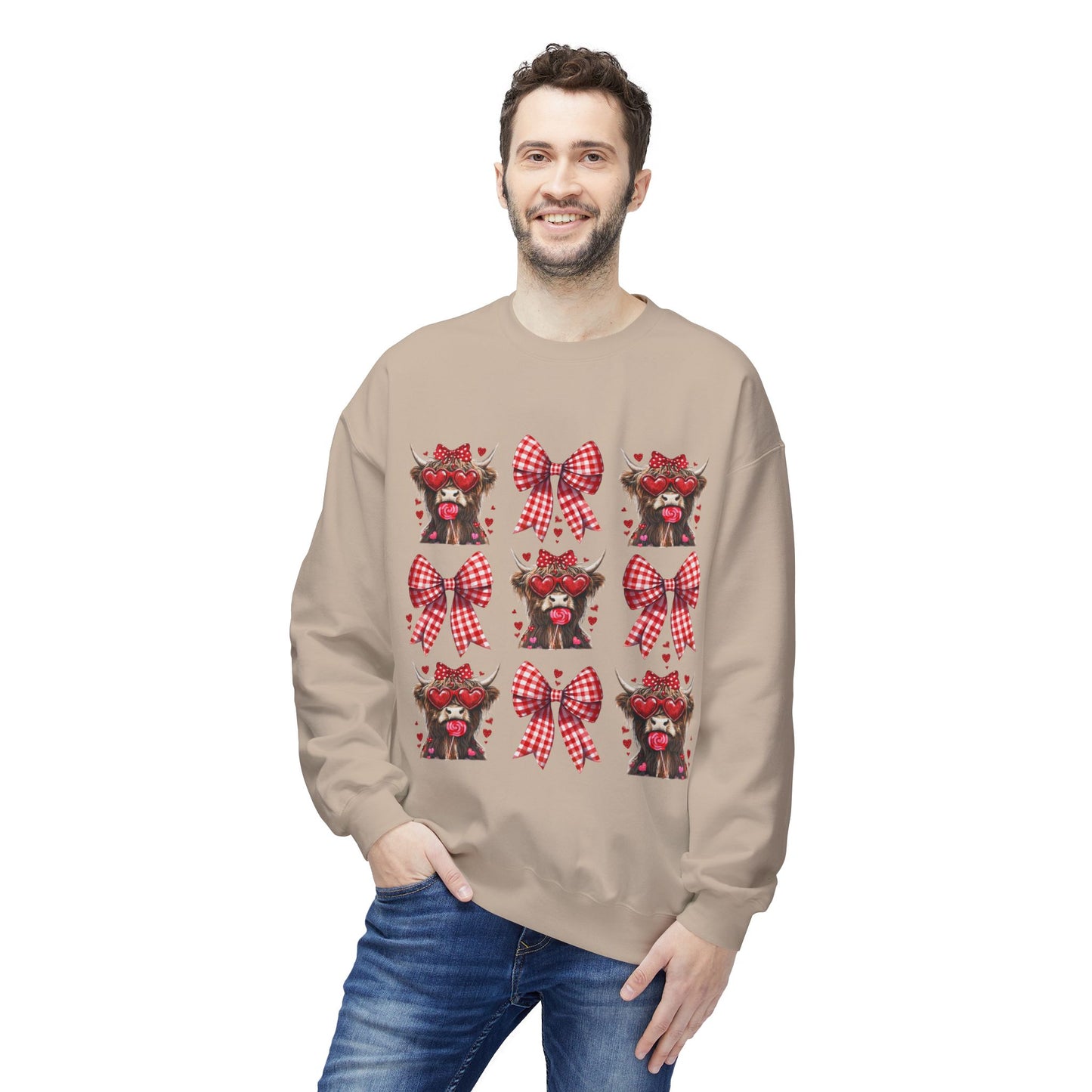 Valentines Unisex Midweight Softstyle Fleece Crewneck Sweatshirt