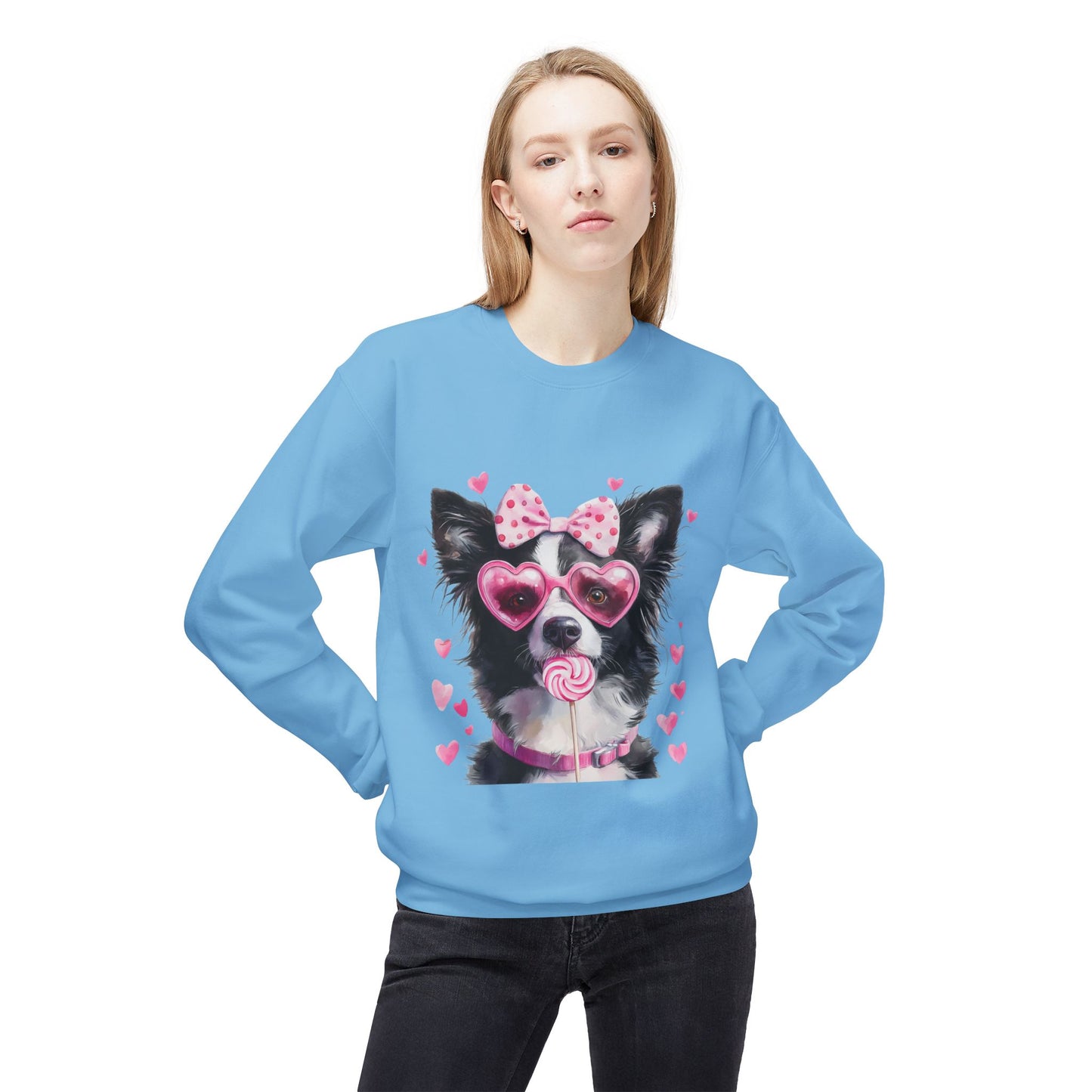 Valentines Unisex Midweight Softstyle Fleece Crewneck Sweatshirt