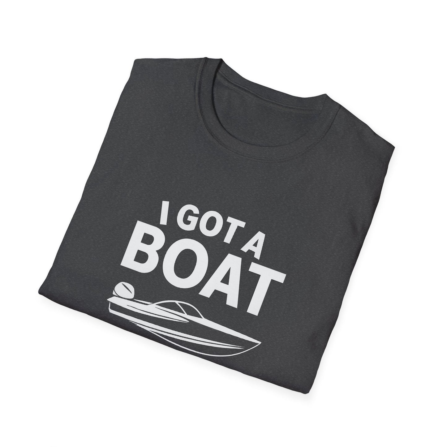 Boat Pun T-Shirt — "I Got a Boat If You Got a Throat" Funny Boating Tee for Lake & Fishing Fans
