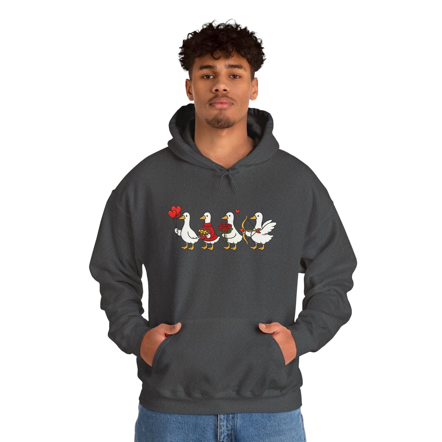 Cute Duck Family Hoodie — Whimsical Springtime Birds Pullover